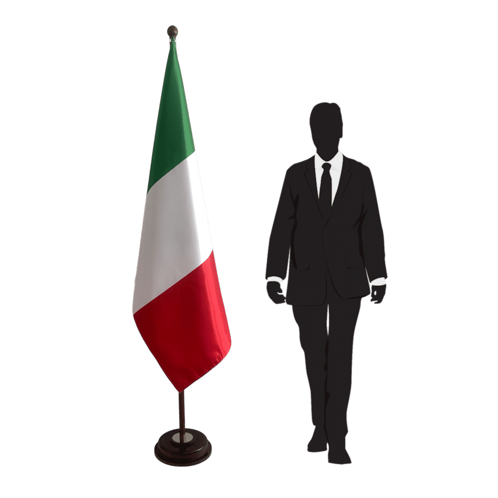 Base della bandiera dell'Italia