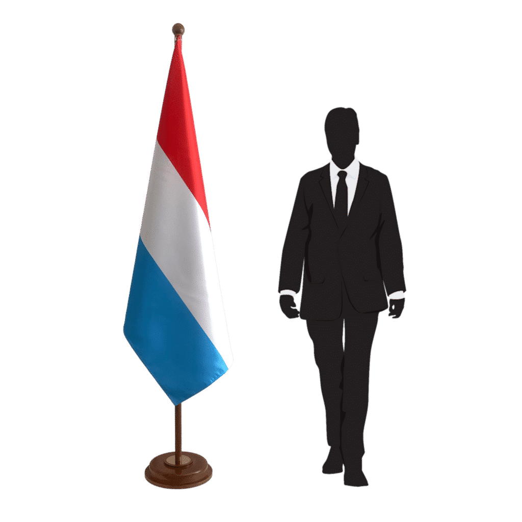 base della bandiera lussemburghese