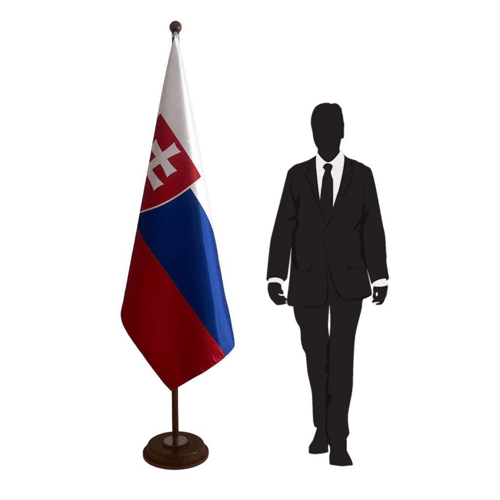 Base della bandiera della Slovacchia