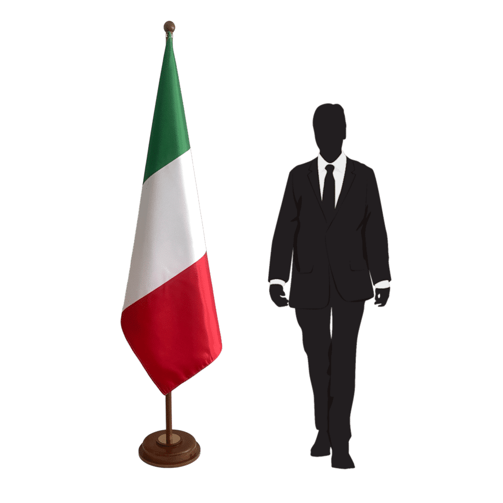 Base della bandiera dell'Italia
