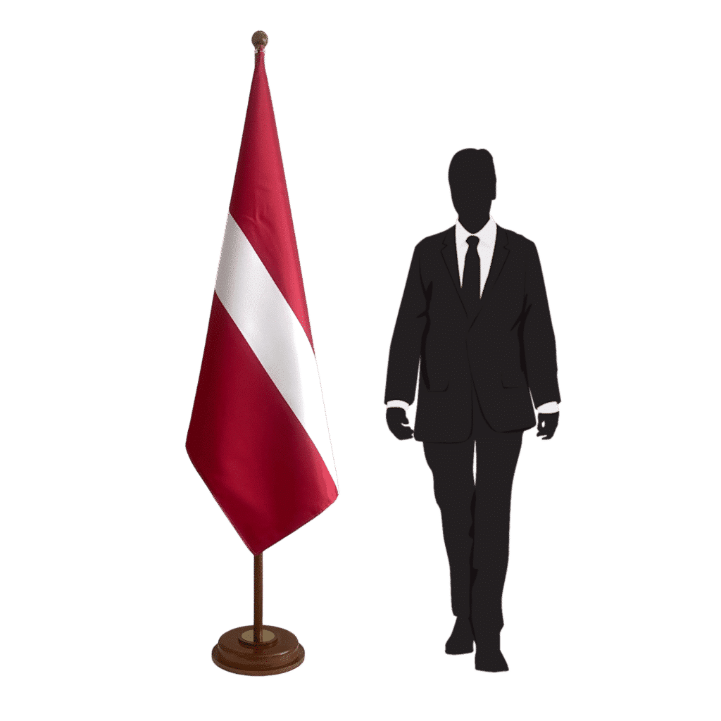 Base della bandiera della Lettonia