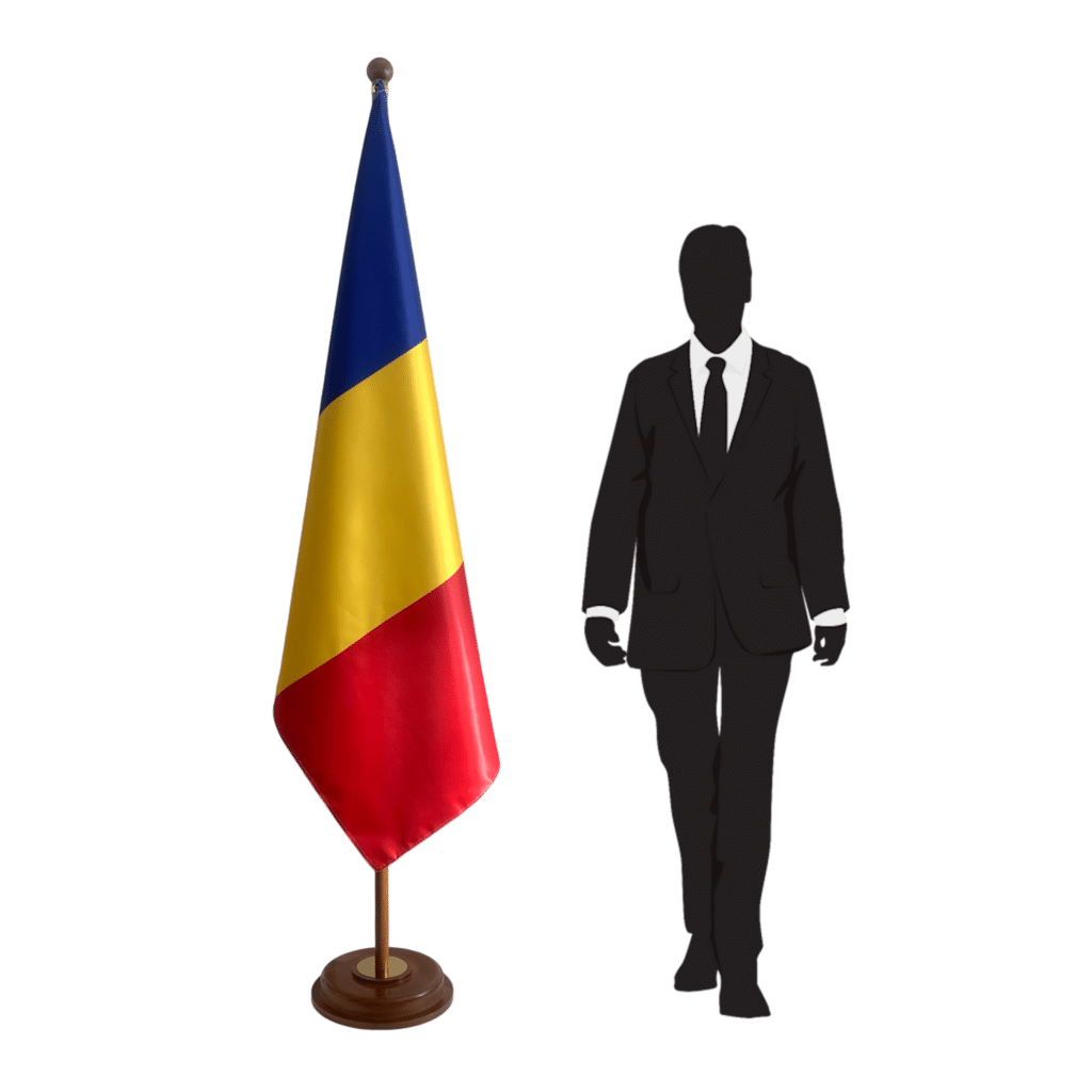 Base della bandiera della Romania