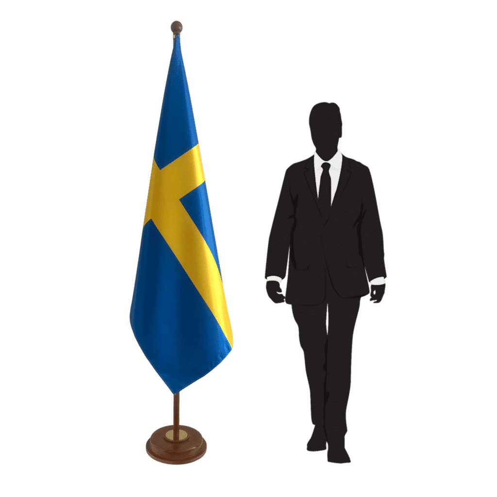 Base della bandiera della Svezia