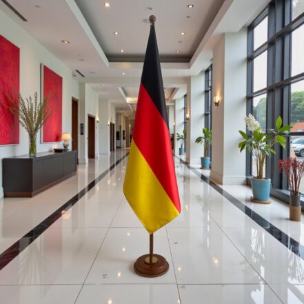 socle drapeau allemagne