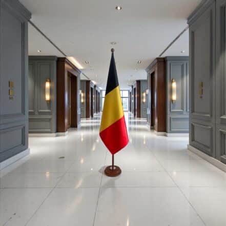 socle drapeau belgique
