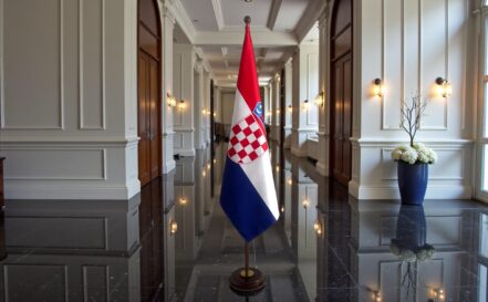 socle drapeau croatie