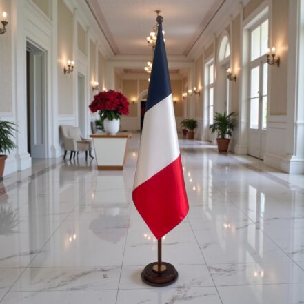 socle drapeau france