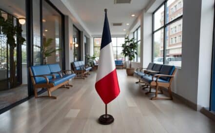 socle drapeau france