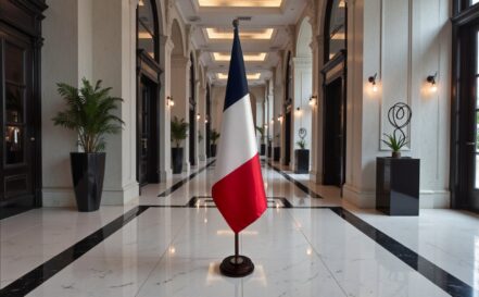 socle drapeau france