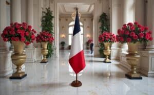 socle drapeau France