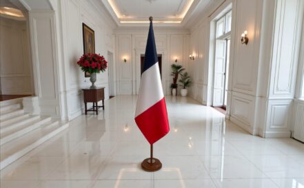 socle drapeau france