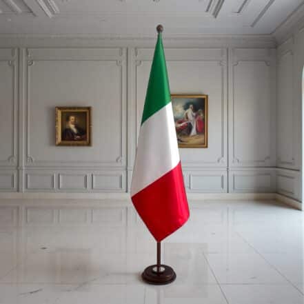 socle drapeau italie