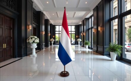 socle drapeau pays-bas