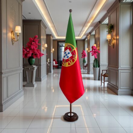 socle drapeau portugal
