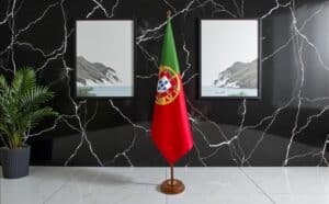 socle drapeau portugal