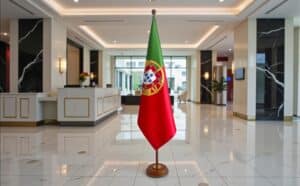 socle drapeau portugal