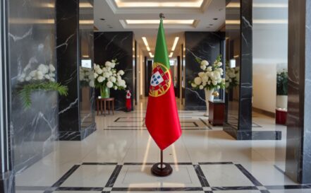 socle drapeau portugal