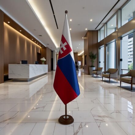 socle drapeau slovaquie