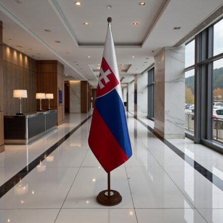 socle drapeau slovaquie