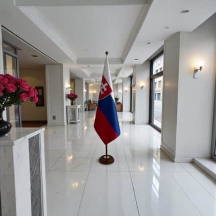 socle drapeau slovaquie