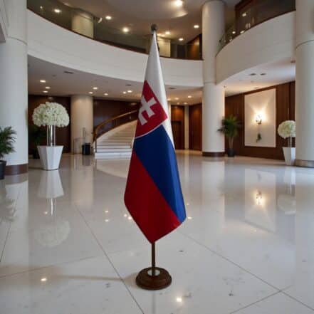 socle drapeau slovaquie