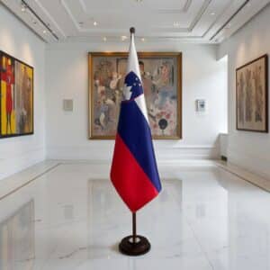 socle drapeau slovenie