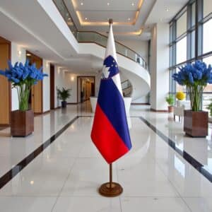 socle drapeau slovenie