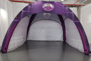 tente gonflable publicitaire