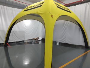 tente gonflable publicitaire