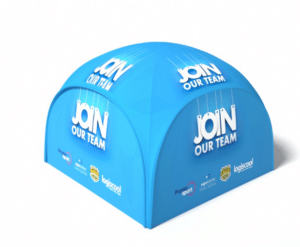 tente gonflable publicitaire