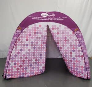 tente gonflable publicitaire