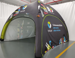 tente gonflable publicitaire